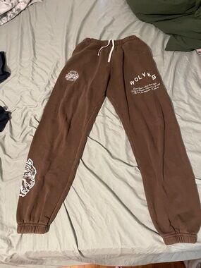 Darc Sport Brown Wolves Graphic Sweatpants